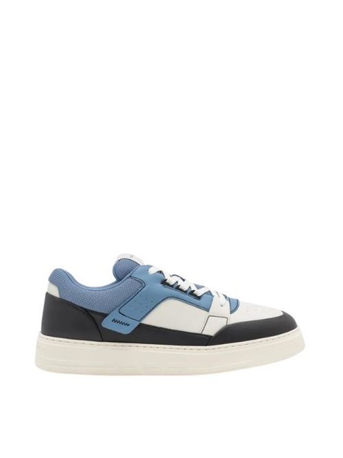 Leather and mesh sneakers with contrasting details Emporio Armani | X4X688 XR333.U569